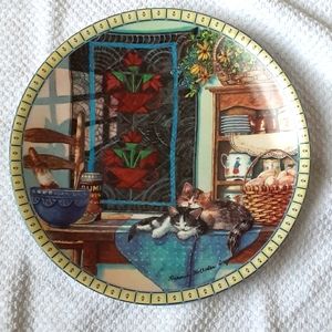 Quilt pattern decorative plates